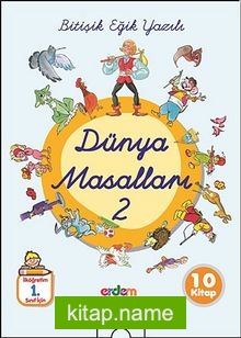 Dünya Masalları Dizisi -2 (10 Kitap) / Bitişik Eğik Yazılı Dünya Masalları