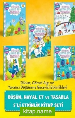 Düşün, Hayal Et ve Tasarla 5’li Etkinlik Seti