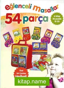Eğlenceli Masallar (6 Kitap + 6 Cd + 6 Yapboz)