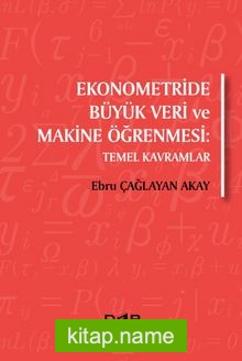 Ekonometride Büyük Veri ve Makine Öğrenmesi :Temel Kavramlar