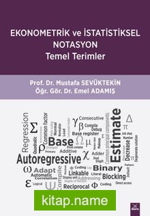 Ekonometrik ve İstatistiksel Notasyon Temel Terimler