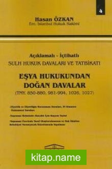 Eşya Hukukundan Doğan Davalar Seri 4