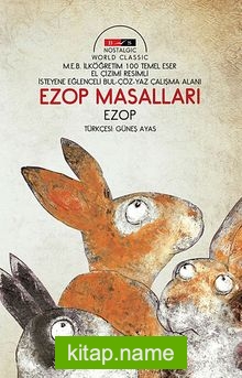 Ezop Masalları (Nostalgic) / İsteyene Eğlenceli Bul Çöz Yaz Çalışma Alanı