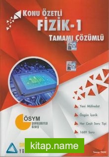 Fizik 1 Tamamı Çözümlü Konu Özetli Soru Bankası