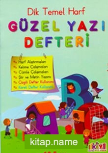 Güzel Yazı Defteri Dik Temel Harf