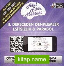 II.Dereceden Denklemler Eşitsizlik –  Parabol