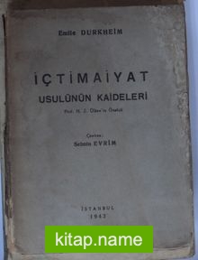 İçtimaiyat Usulünün Kaideleri (Kod:6-A-26)