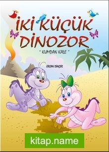 İki Küçük Dinozor Kumdan Kale