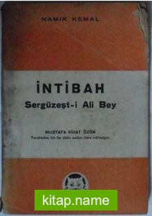 İntibah / Sergüzeşt-i Ali Bey Kod: 7-B-10