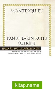 Kanunların Ruhu Üzerine (Karton Kapak)