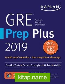 Kaplan GRE Prep Plus 2019