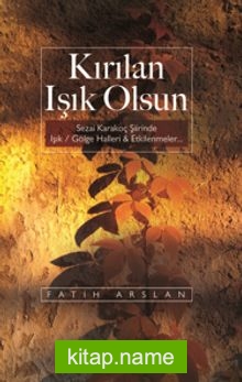 Kırılan Işık Olsun Sezai Karakoç Şiirinde Işık / Gölge Halleri – Etkilenmeler