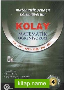 Kolay Matematik Öğreniyorum -4