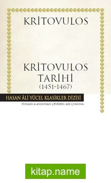 Kritovulos Tarihi (1451-1467) (Ciltli)