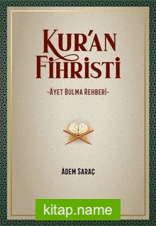 Kur’an Fihristi (Ciltli)  Ayet Bulma Rehberi