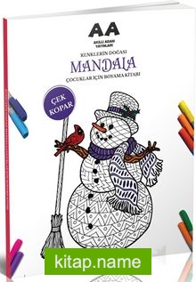 Mandala Renklerin Doğası Çocuklar İçin Boyama Kitabı