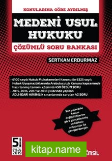 Medeni Usul Hukuku Çözümlü Soru Bankası