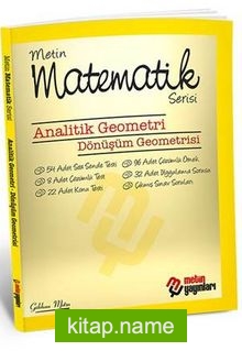 Metin Matematik Serisi Analitik Geometri Dönüşüm Geometrisi