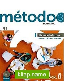 Metodo 3 Libro del alumno B1 +2 CD (İspanyolca Orta Seviye Ders Kitabı)