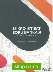 Mikro İktisat Soru Bankası Özet Konu Anlatımlı