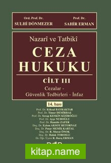 Nazari ve Tatbiki Ceza Hukuku (Cilt 3)