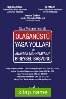 Olağanüstü Yasa Yolları ve Anayasa Mahkemesine Bireysel Başvuru