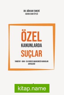 Özel Kanunlarda Suçlar