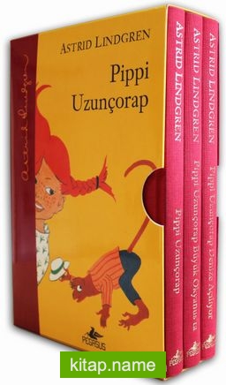 Pippi Uzunçorap Serisi Kutulu Özel Set 3 Kitap (Ciltli)