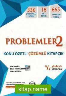 Problemler 2 Konu Özetli Çözümlü Kitapçık