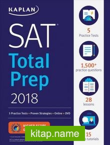 SAT: Total Prep 2018: 5 Practice Tests + Proven Strategies + Online + DVD