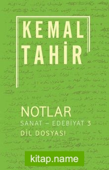 Sanat – Edebiyat 3 / Notlar