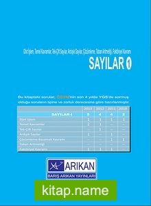 Sayılar 1 Dört İşlem,Temel Kavramlar,Tek-Çift Sayılar,Ardışık Sayılar,Çözümleme,Taban Aritmetiği,Faktöriyel Kavram)