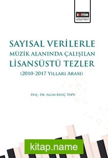 Sayısal Verilerle Müzik Alanında Çalışılan Lisansüstü Tezler