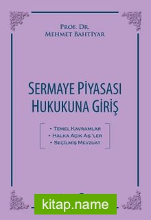 Sermaye Piyasası Hukukuna Giriş