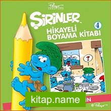 Şirinler Hikayeli Boyama Kitabı 4 / Vahşi Şirin