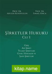 Şirketler Hukuku Cilt I