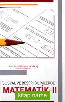 Sosyal Ve Beşeri Bilimlerde Matematik-2