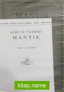 Suri ve Tatbiki Mantık (4-G-2)