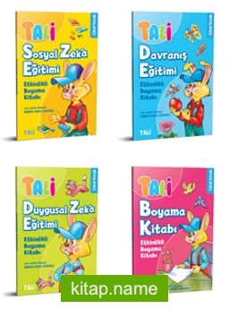 Tali  Etkinlikli Boyama Seti (4 Kitap)