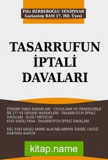 Tasarrufun İptali Davaları