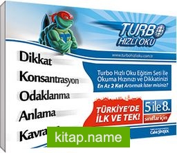 Turbo Hızlı Oku 5-8.Sınıflar Dikkat ve Hızlı Okuma Seti