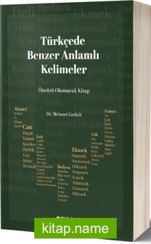 Türkçede Benzer Anlamlı Kelimeler