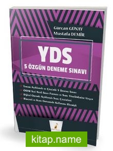 YDS Çek Kopart 5 Özgün Deneme Sınavı Dijital Çözümlü