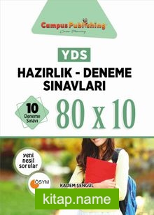 YDS Hazırlık Deneme Sınavları 10 Deneme 80×10