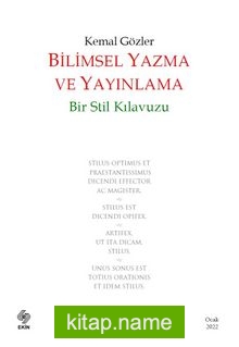 Bilimsel Yazma ve Yayınlama : Bir Stil Kılavuzu