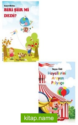 Biri Şiir Mi Dedi – Hayallerini Arayan Palyaço Çocuk Kitapları Seti (2 Kitap)