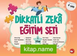 Dikkatli Zeka Eğitim Seti 1. Kitap (4 Yaş)