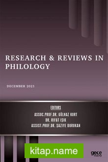 Research  Reviews in Philology / December 2021