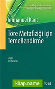 Töre Metafiziği İçin Temellendirme